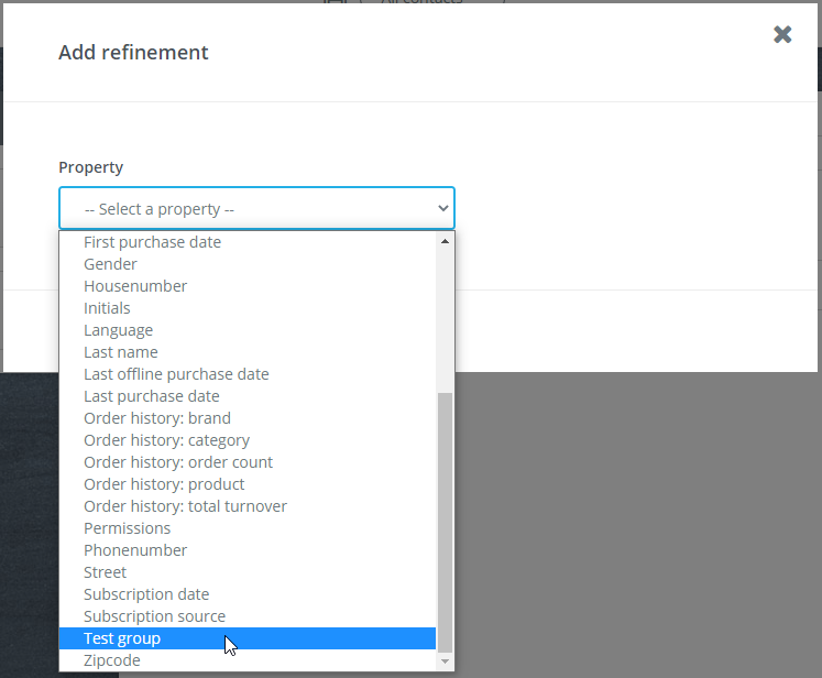 Add refinement Lists